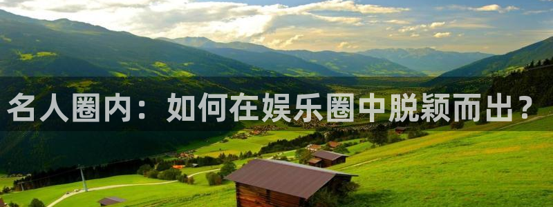 彩名堂计划官网客户端：名人圈内：如何在娱乐圈中脱颖而出？